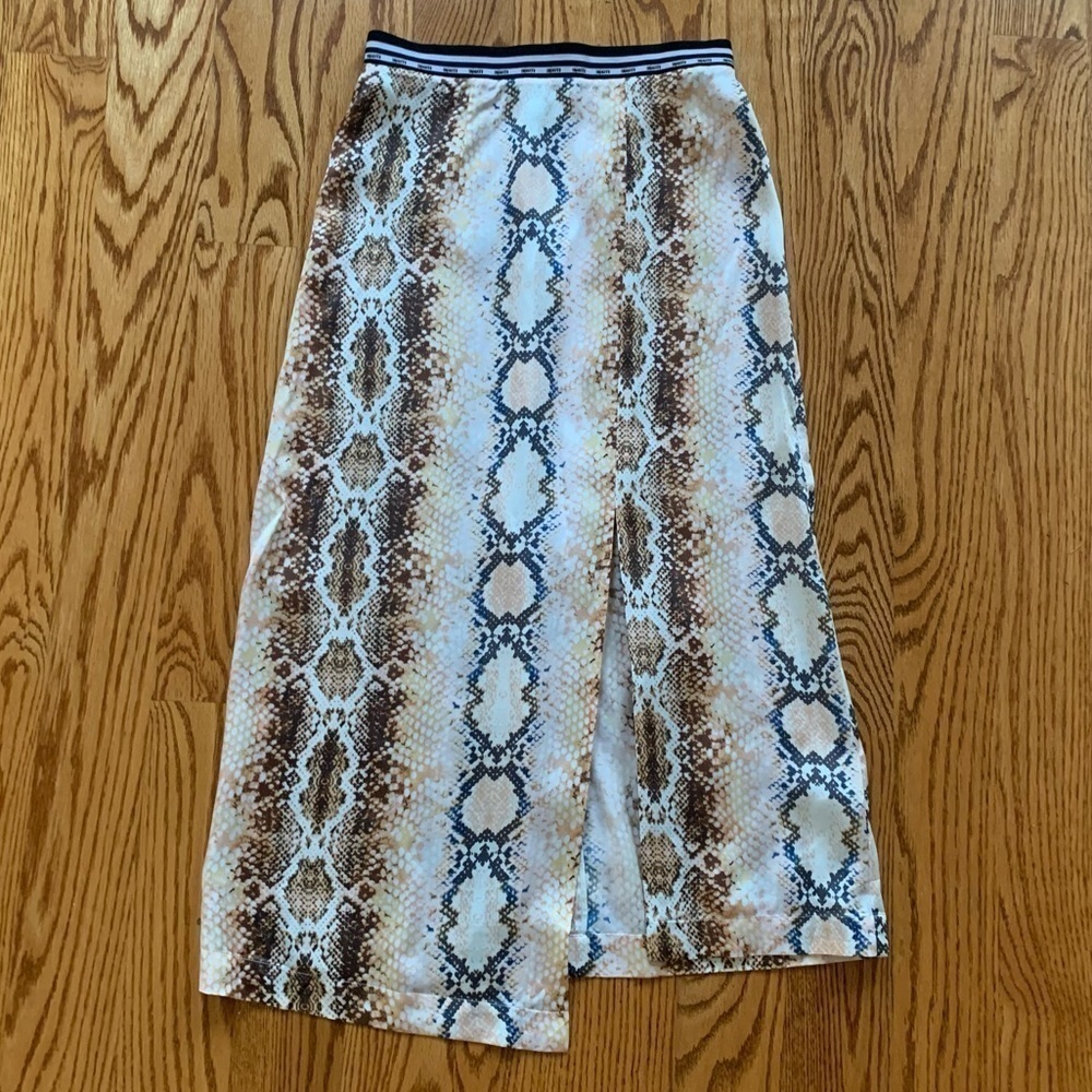 Maje Python Print Slip Skirt - Picture 2 of 10